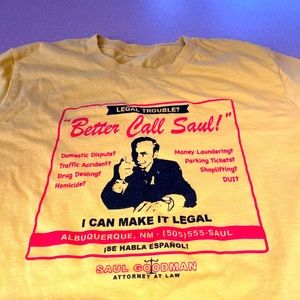 Better Call Saul T-Shirt from Breaking Bad Car Wash in Albuquerque Saul …